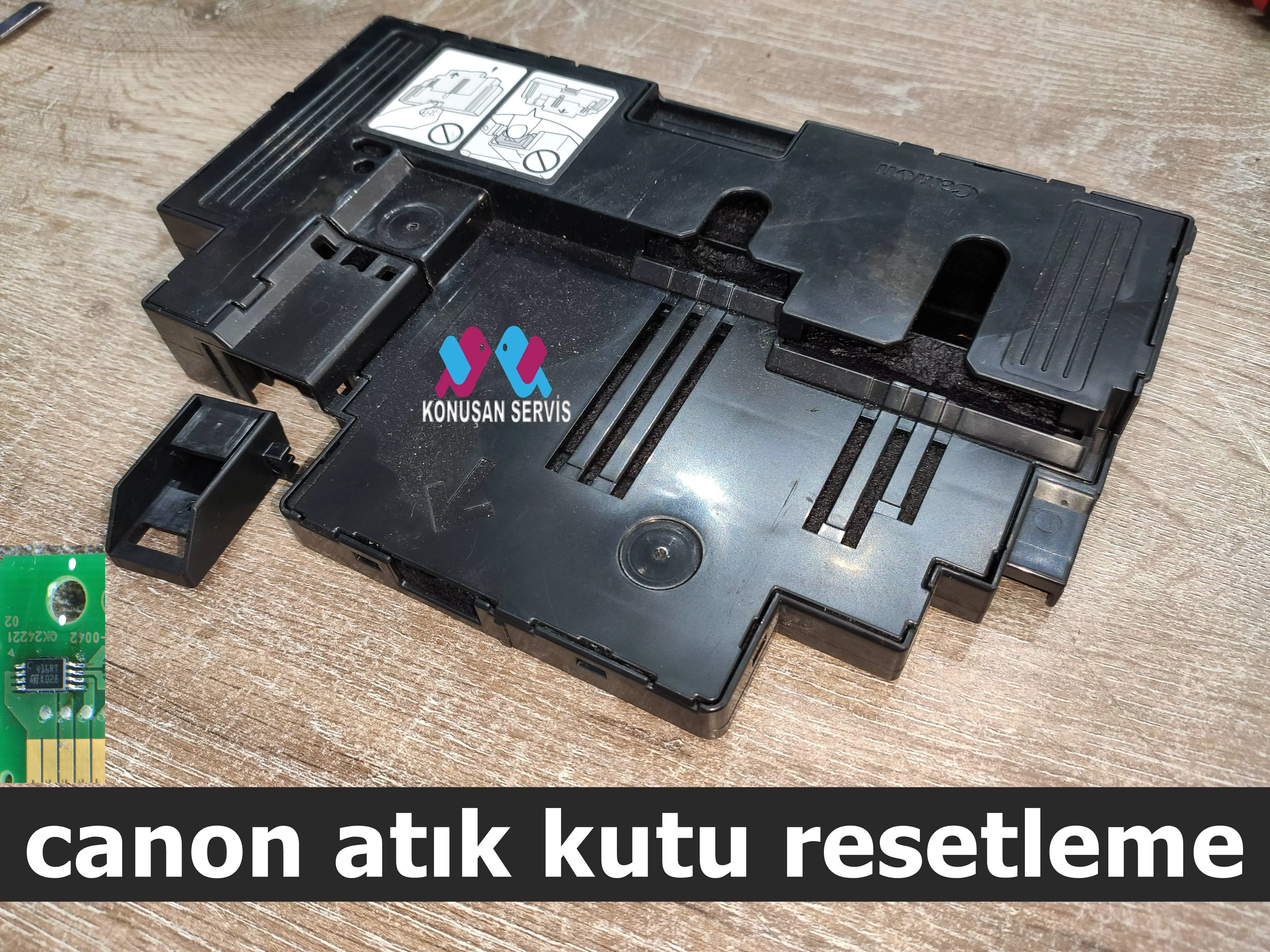  Canon G2520 atık kutu cip resetleme 