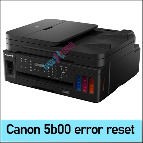 canon G7050 5b00 waste ink pad reset Canon Servis Tool 