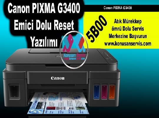 Canon 5b00 G3400 resetleme