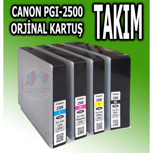 CanonKartuş PGİ 2500 Orjinal Kartuş Takım